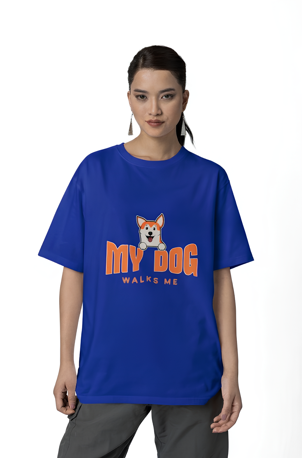 My Dog Walks Me T-Shirt