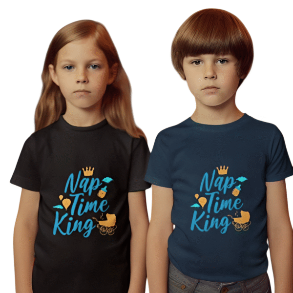Nap Time King Kids T-Shirt