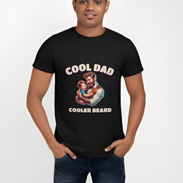 Cool Dad Cooler Beard T-Shirt