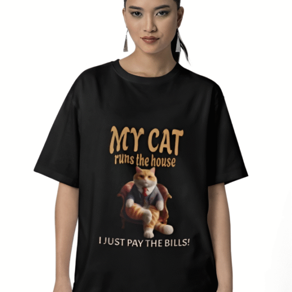 Cat Runs The House T-Shirt