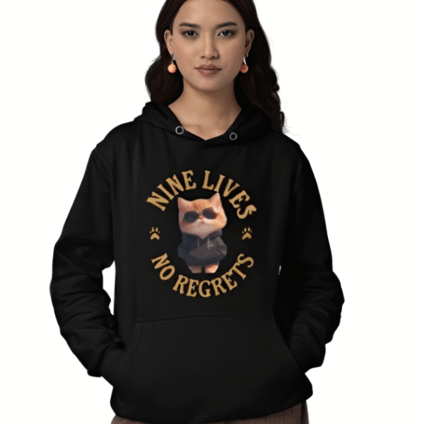 Nine Lives No Regrets Hoodie