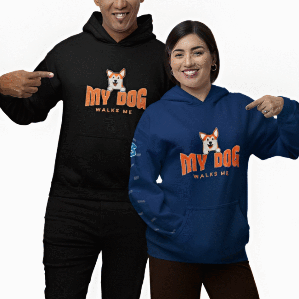 My Dog Walks Me Hoodie