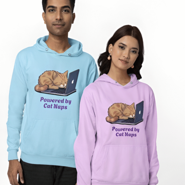 Powered By Cat Naps Hoodie