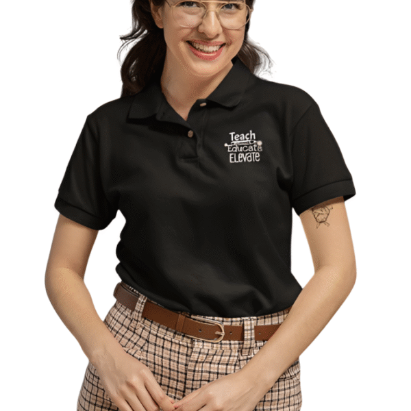 Teach Educate Elevate Polo T-Shirt