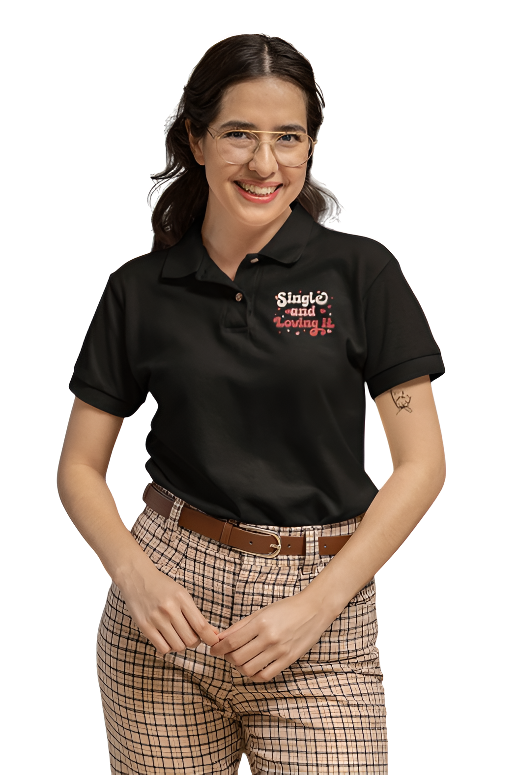 Single And Loving It Polo T-shirt