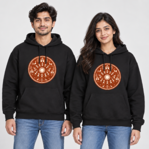 Warli Sun Hoodie
